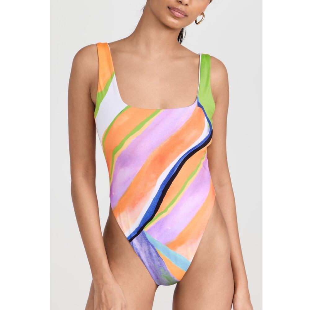 mara hoffman idalia alegasia print one piece swimsuit